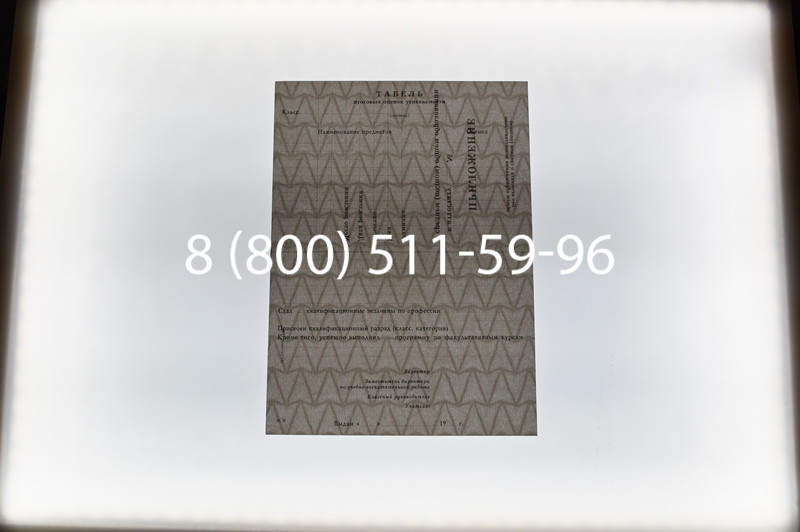 Купить Аттестат за 11 класс 1994-2006 годов в Екатеринбурге