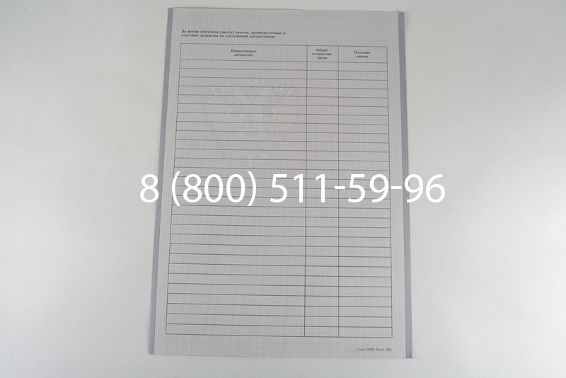 Диплом колледжа 2007-2010 годов в Екатеринбурге