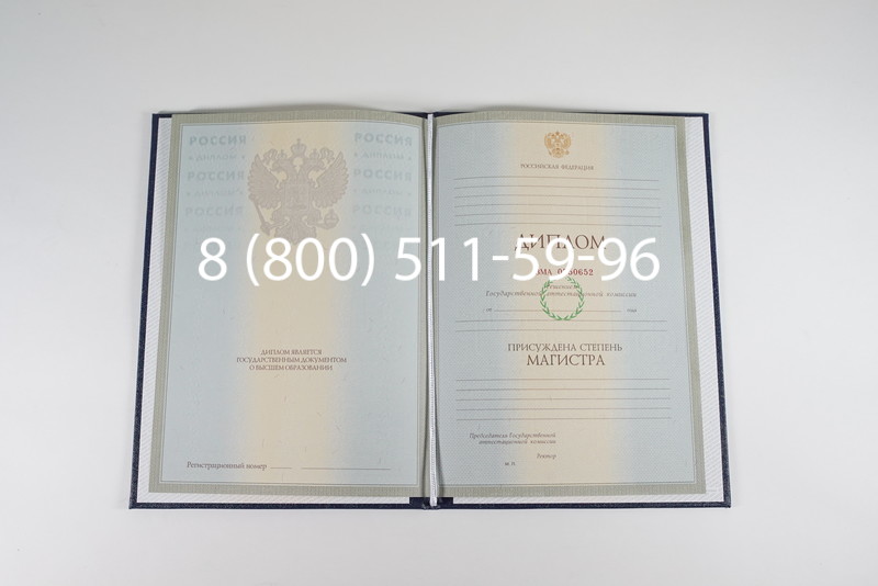 Диплом магистра 2003-2009 годов в Екатеринбурге