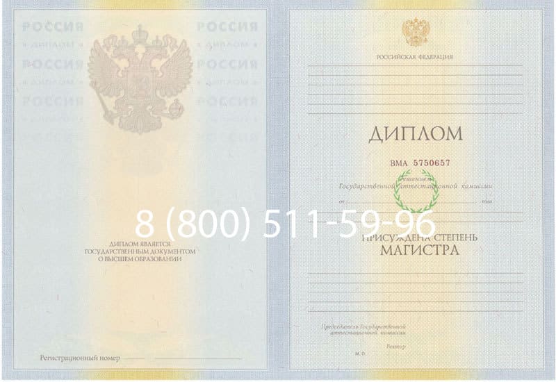 Купить Диплом магистра 2010-2011 годов в Екатеринбурге