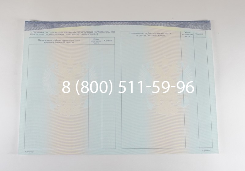 Диплом о среднем образовании (Спецбланк) 2014-2026 года в Екатеринбурге