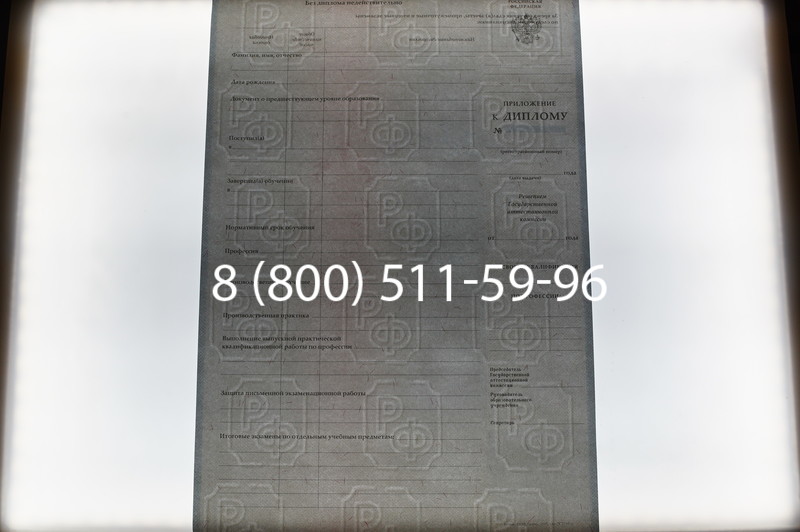 Заказать Диплом училища 2007-2009 годов в Екатеринбурге