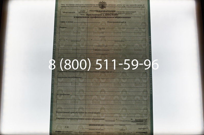 Заказать Диплом училища 2010 год в Екатеринбурге