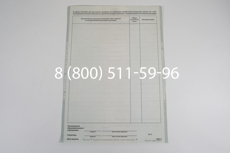 Диплом училища 2010 год в Екатеринбурге